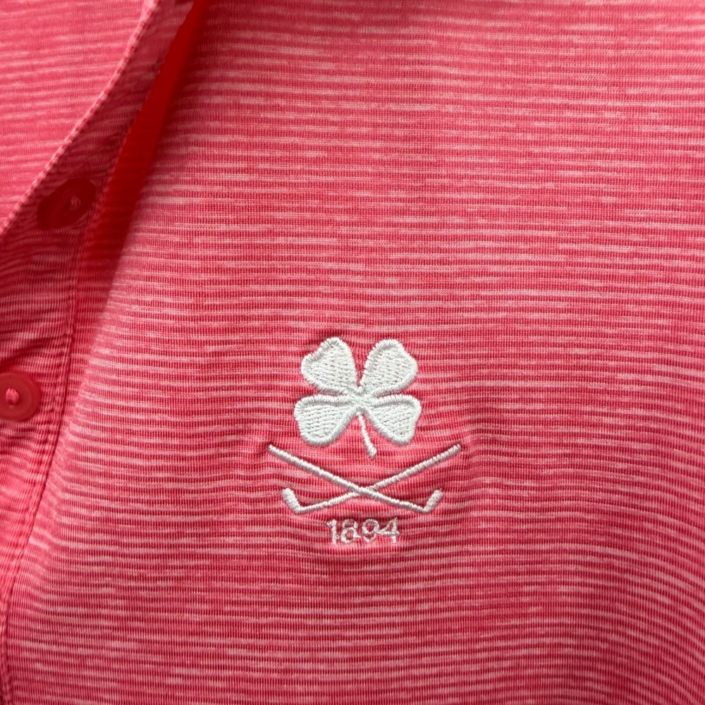 Vineyard Vines Performance Womens Medium Coral Pink Sleeveless Golf Polo Shirt - Picture 11 of 13